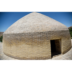 The dome on the mausoleum of Imām Shāh Gharib Mirza